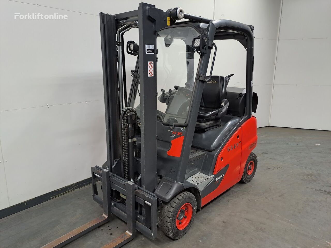 Linde H16CNG-01 gāzes autoiekrāvējs