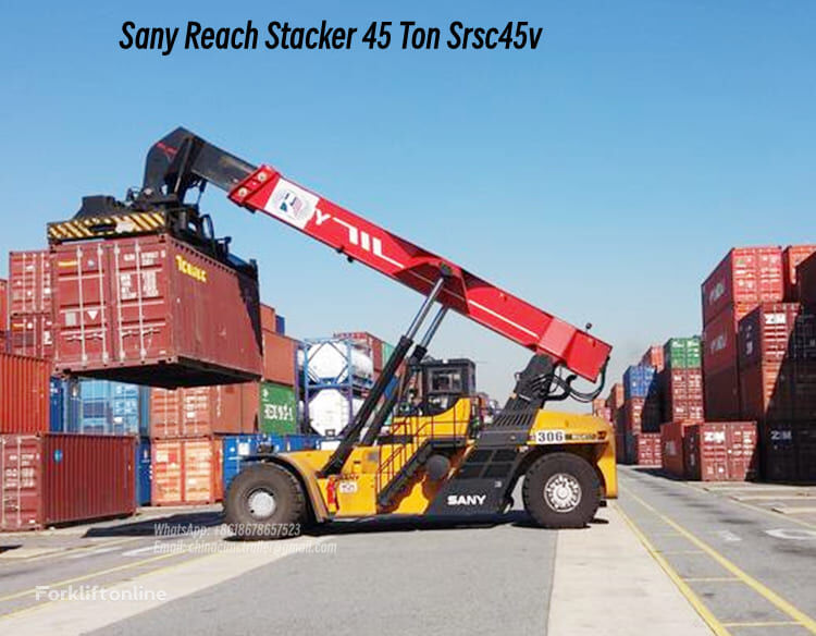 Sany Reach Stacker 45 Ton Srsc45v for Sale in Tanzania konteineru iekrāvējs